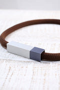 Christina Brampti Chord + Square Tube Necklace - 3 Colours