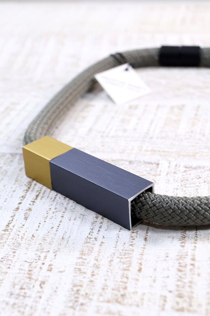 Christina Brampti Chord + Square Tube Necklace - 3 Colours
