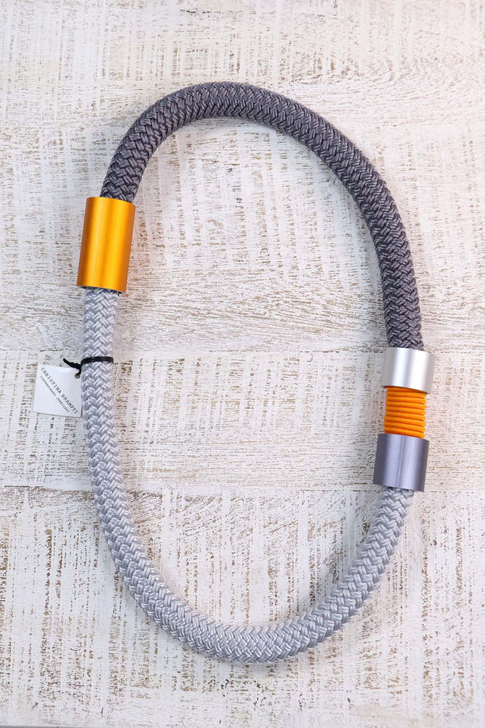 Christina Brampti Chunky Chord + Tube Necklace - 3 Colours