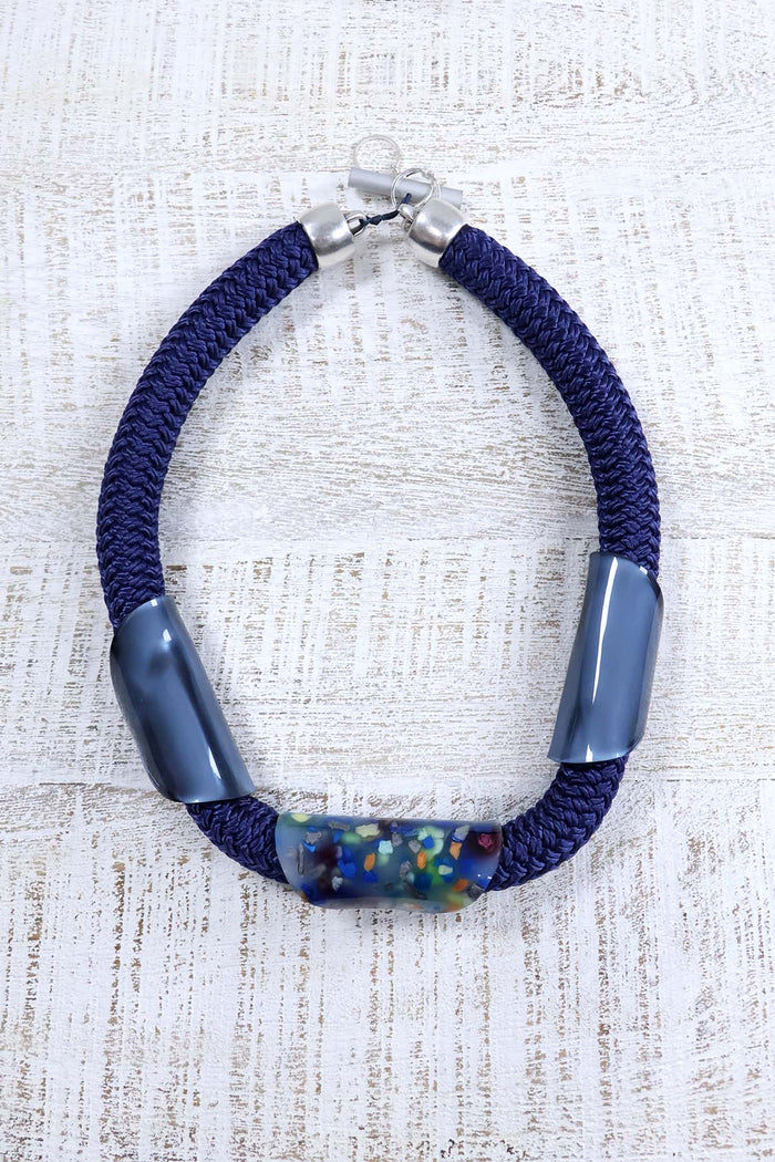 Christina Brampti Plexiglass Cord Necklace - 3 Colours