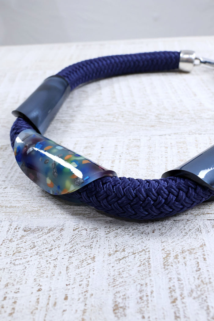 Christina Brampti Plexiglass Cord Necklace - 3 Colours