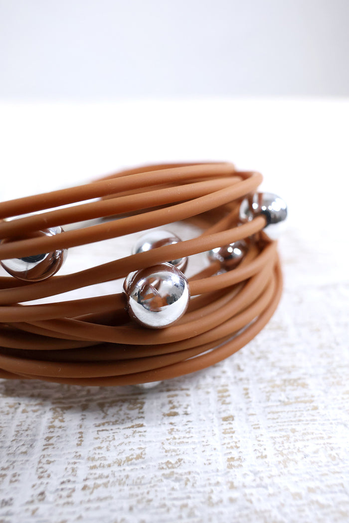 Christina Brampti Rubber Bracelet - 2 Colours