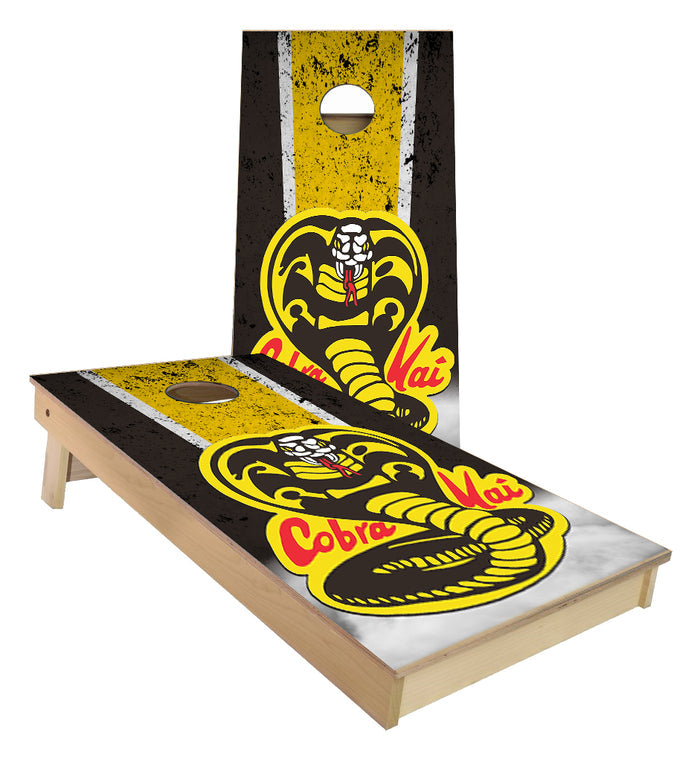 Cobra Kai Karate Cornhole Boards