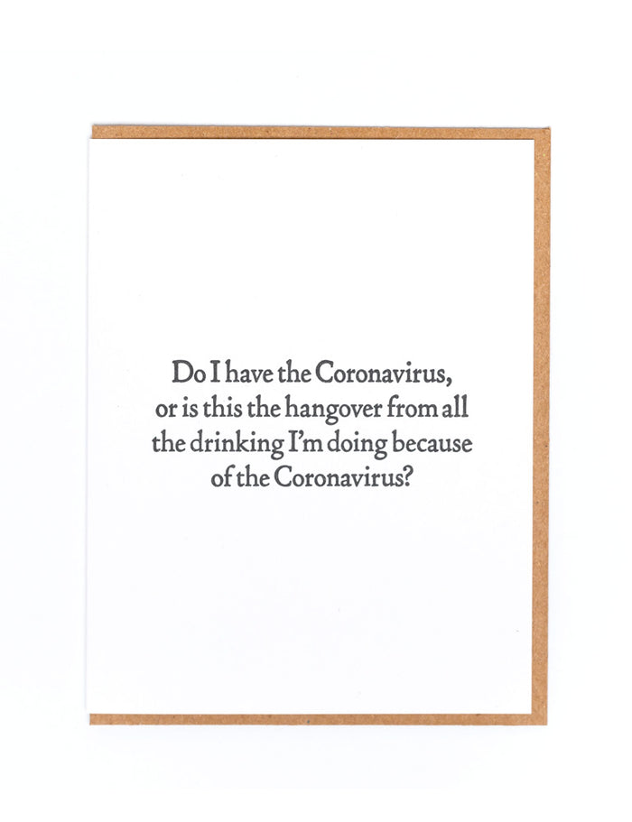 Corona Hangover