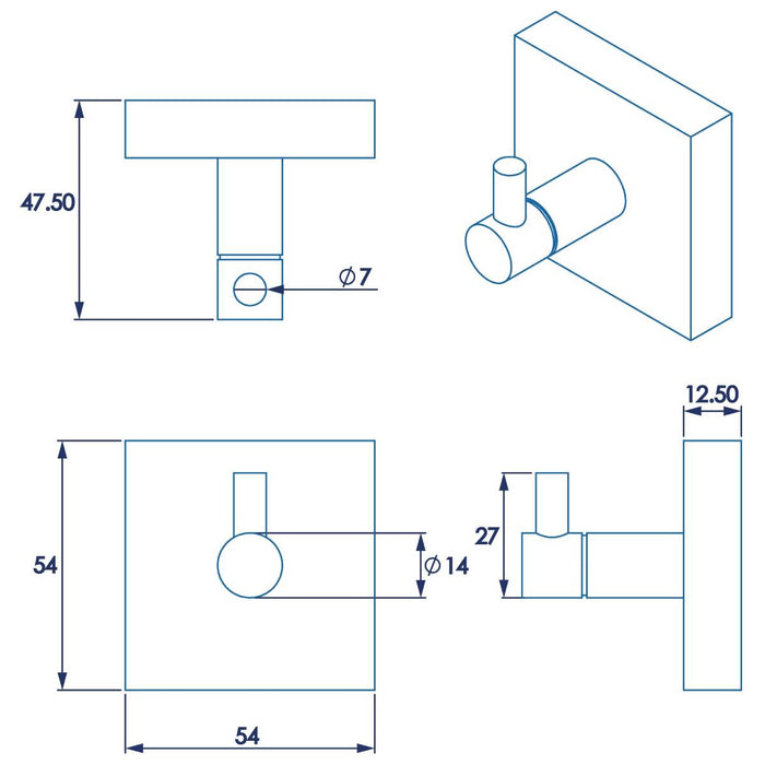 Croydex Chester Robe Hook