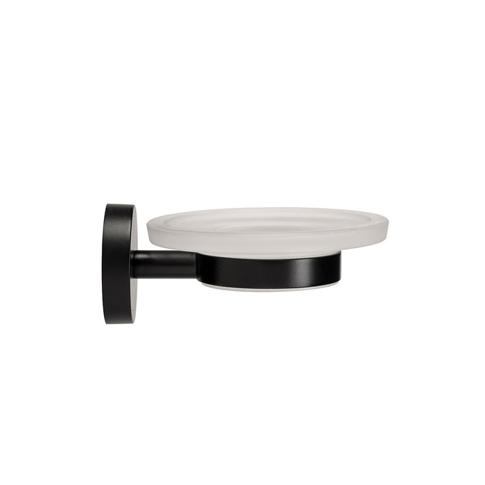 Croydex Flexi Fix Soap Dish & Holder - Matt Black
