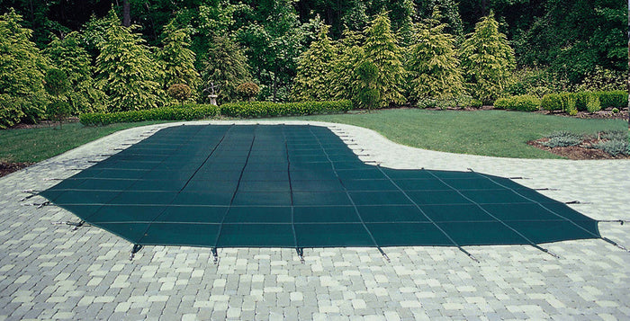 Custom Swimming Pool Winter Safety Cover QUOTE and SAMPLE MATERIALS Mesh & Solid