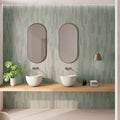 Downtown Matt Verde Green 5 x 25cm Porcelain Wall Tile - 0.75sqm perbox