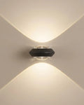 Dual Beam Orb LED Wall Light