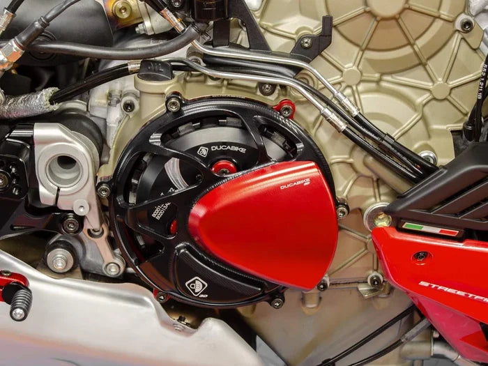 DUCABIKE CAF01A - V4R DRY CLUTCH AIR INTAKE RED