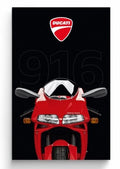 Ducati 916 Black Original Magnet 987709495