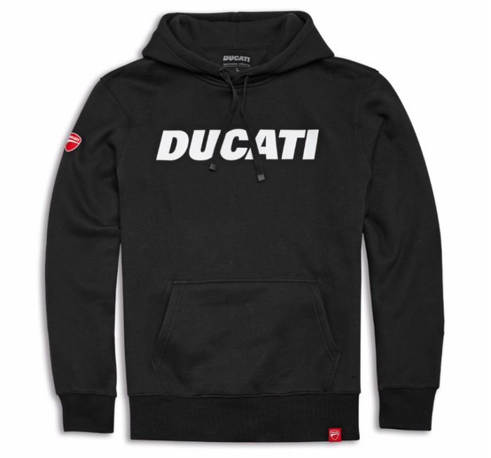 Ducati Logo Hooded Sweatshirt Black 98771203