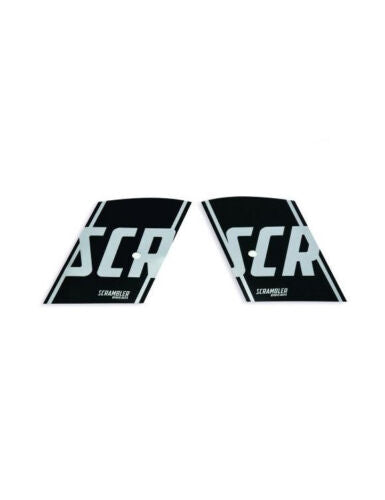 Ducati Scrambler side panel stickers black 97480251A