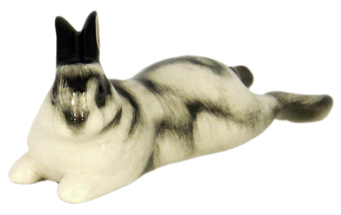 Easter Bunny Rabbit Lazy-Bones Lomonosov Porcelain Collectible Figurine