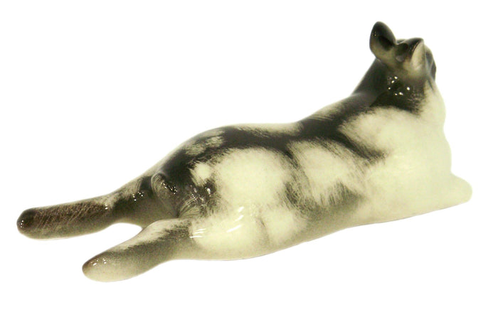 Easter Bunny Rabbit Lazy-Bones Lomonosov Porcelain Collectible Figurine