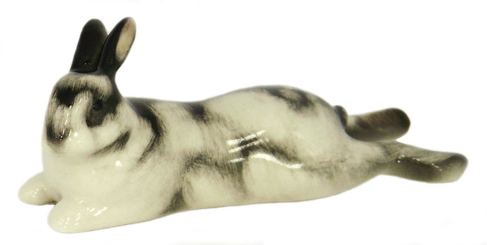 Easter Bunny Rabbit Lazy-Bones Lomonosov Porcelain Collectible Figurine
