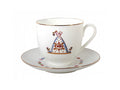 Easter Meal Bone China Cup and Saucer 6 oz/180ml Lomonosov Porcelain Factory