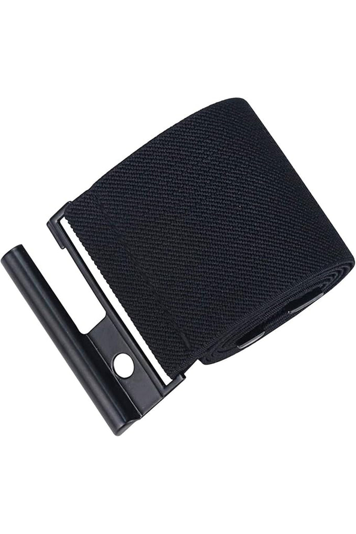 Elastic Cinch Waist Belt with Front Clasp