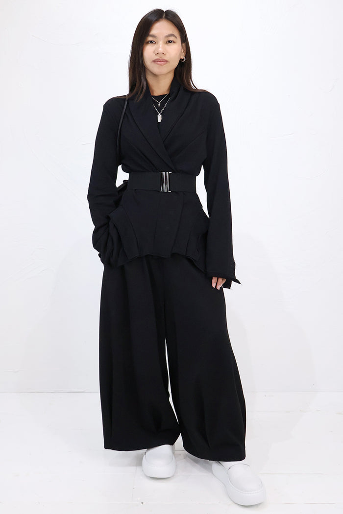 Elastic Cinch Waist Belt with Front Clasp