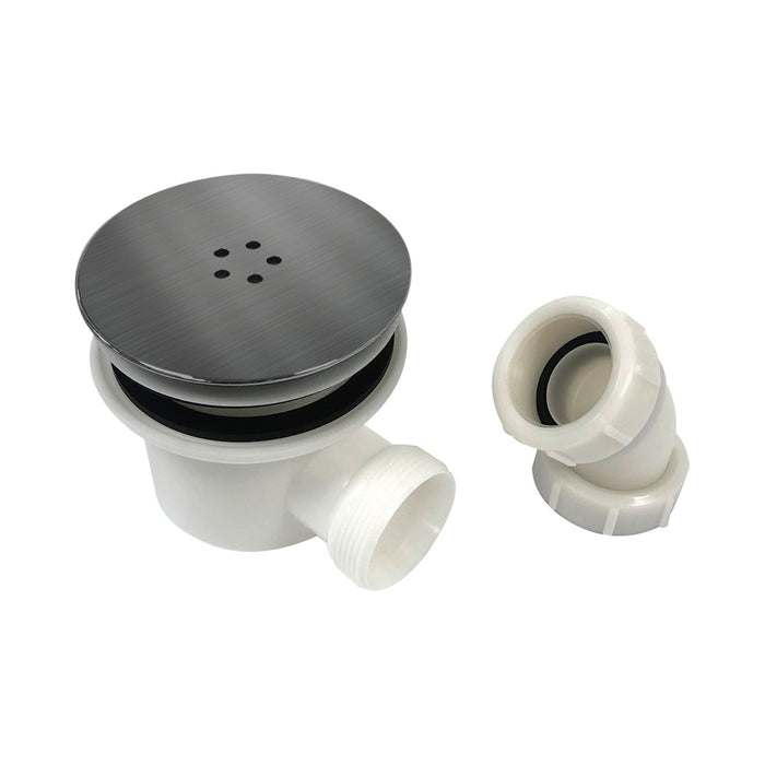 Eliseo Ricci 90mm Chrome Easy Clean Shower Trap - Gunmetal