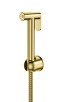 Eliseo Ricci Douche Handset, Flexi Hose and Holder - Brushed Brass