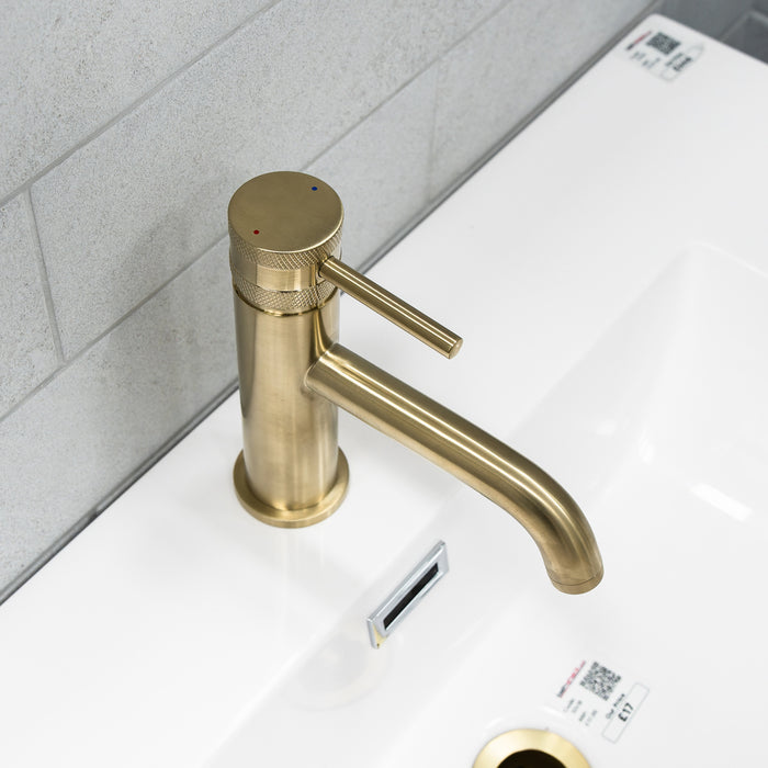 Eliseo Ricci Exclusiv Mono Basin Mixer - Brushed Brass