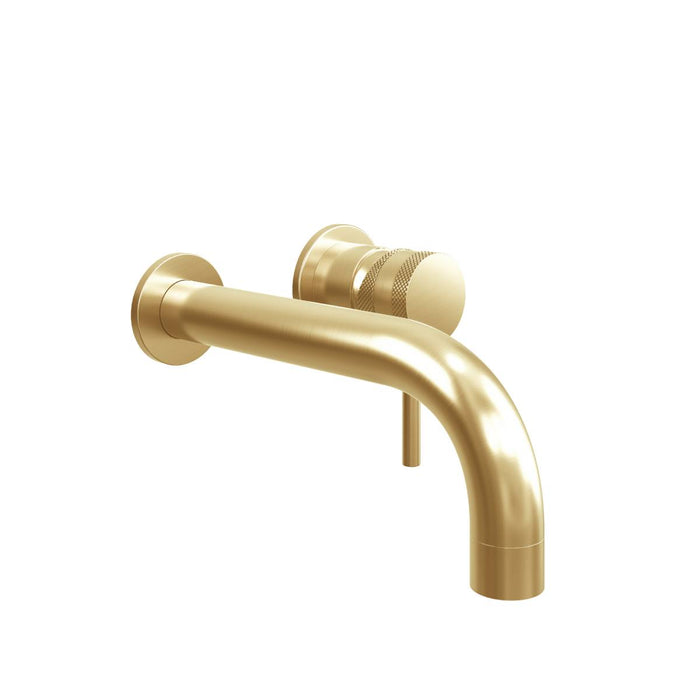 Eliseo Ricci Exclusiv Wall Mounted Basin Mixer - Brushed Brass
