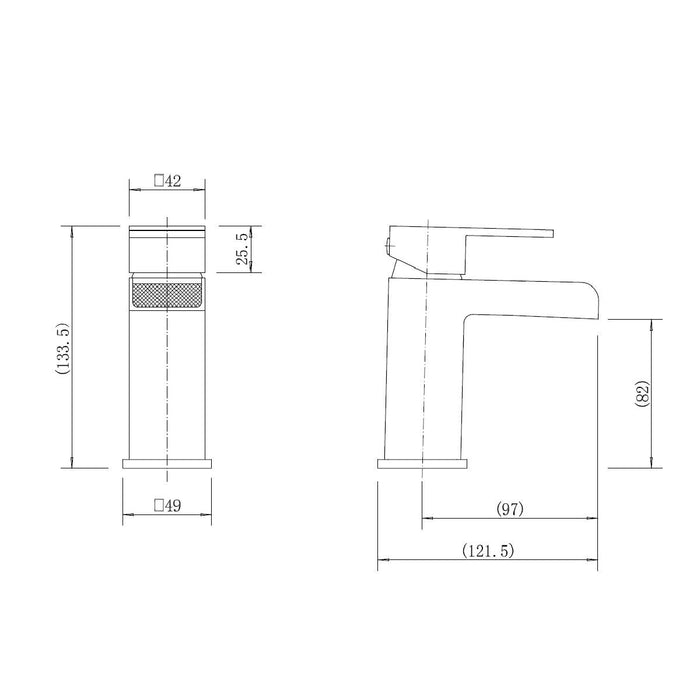 Eliseo Ricci Free Fall Basin Mixer