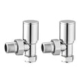 Eliseo Ricci Minimalistic Angled Radiator Valve - Chrome
