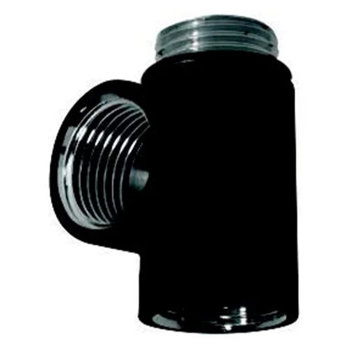 Eliseo Ricci T-Piece for Dual Fuel Radiators - Black