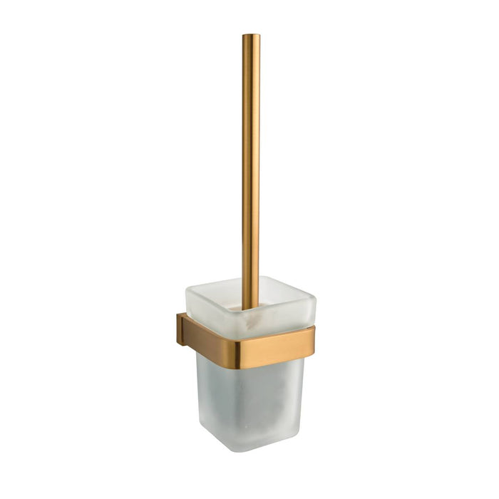 Eliseo Ricci Vesu Toilet Brush & Holder - Brushed Brass