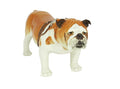 English Bulldog Big Decorate Lomonosov Porcelain Collectible Figurine