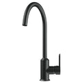 Entice Kitchen Sink Mixer with Swivel Spout & Single Lever - Granite Matt Black Finish