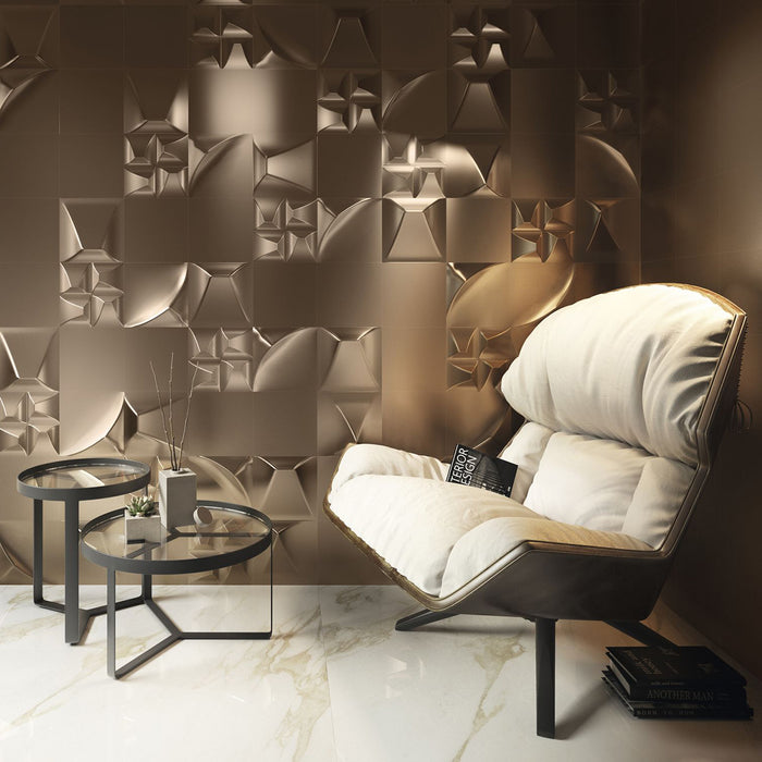 Even Bronze 25 x 25cm Wall Tile - 0.63sqm perbox