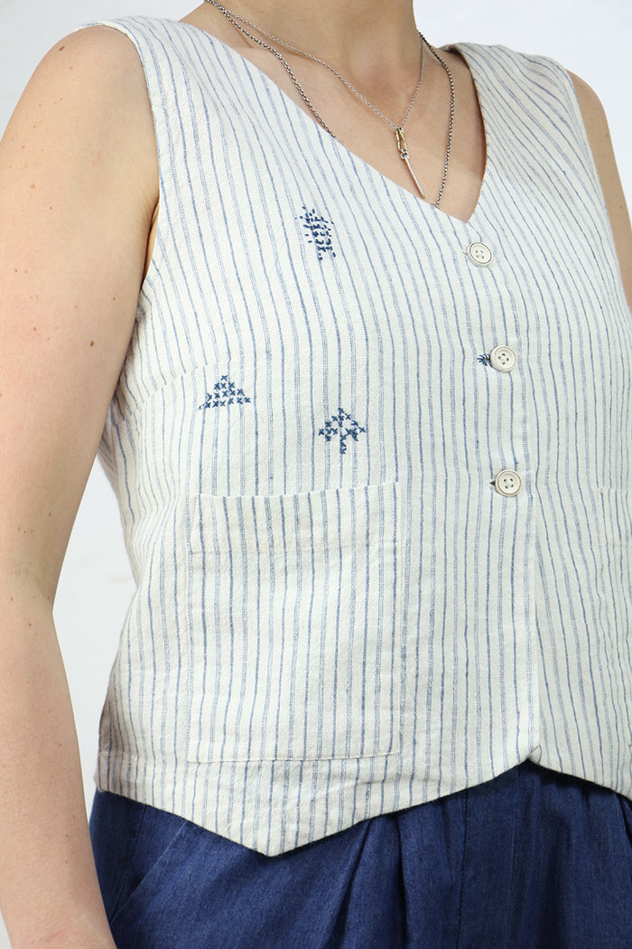 Ewa i Walla Pomona Striped Vest