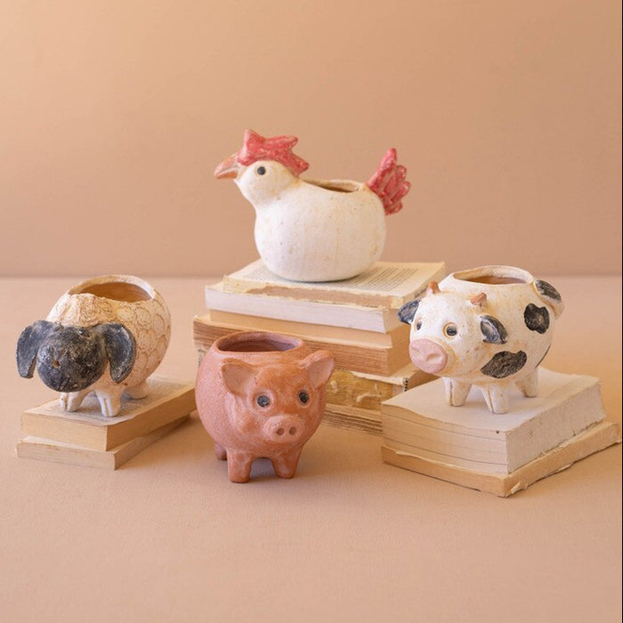 Farm Animal Planter