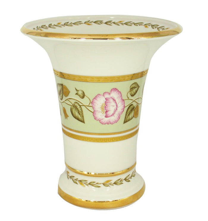 Flower Vase Empire Style Jade Background Lomonosov Porcelain Factory