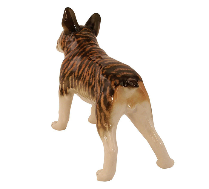 French Bulldog Lomonosov Porcelain Figurine Collectible