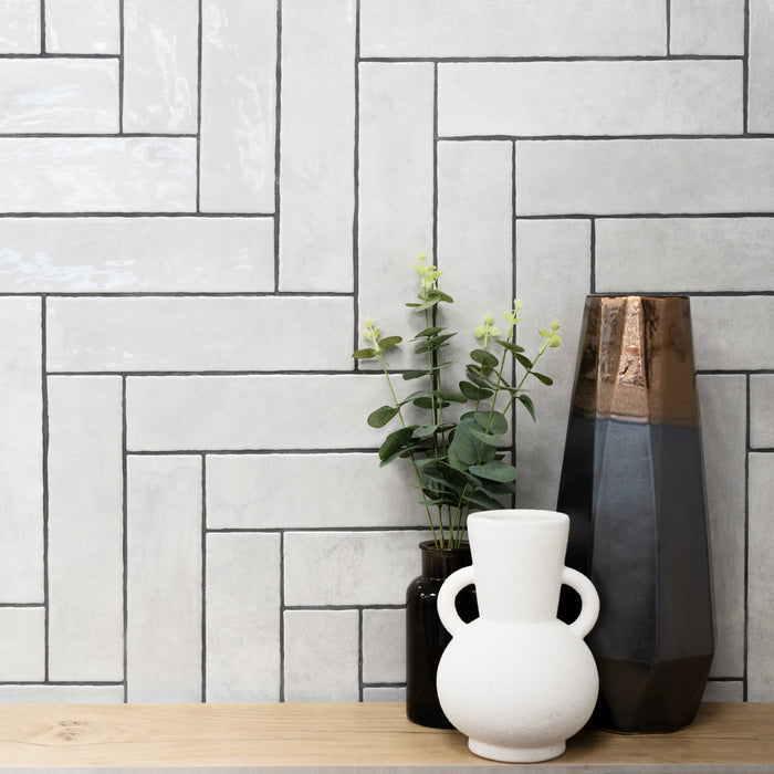 Gemstone Pyrite 7.5 x 30cm White Body Tile - 0.63sqm perbox