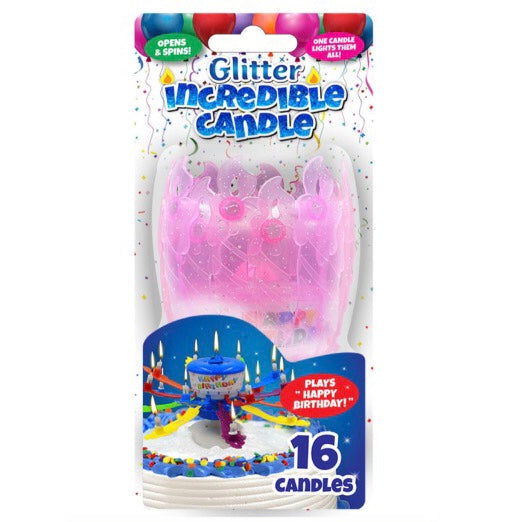 Glitter Incredible Candle — Just For Laughs, view 2