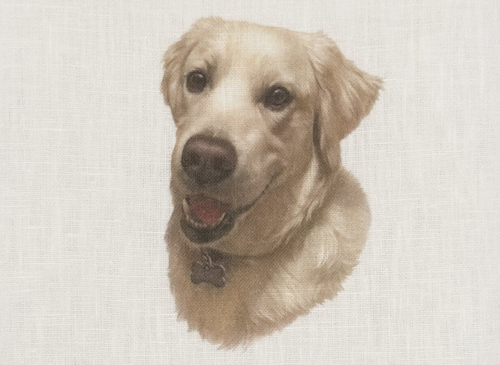 Golden Lab Linen Cocktail Napkins