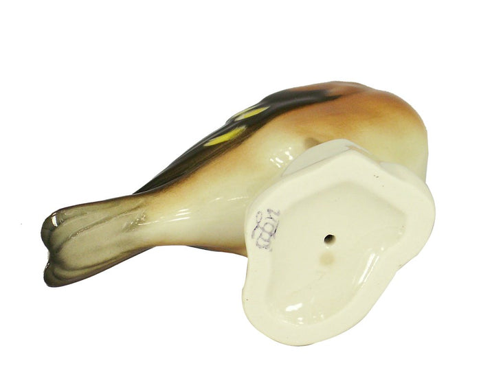 Goldfinch Bird Black-Headed Lomonosov Porcelain Collectible Figurine