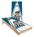 Grand Valley State University triangle themed Cornhole Boards