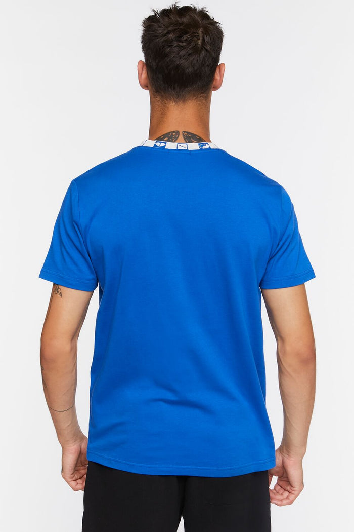 Graphic-Trim Crew Tee