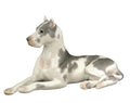 Great Dane Dog Spotted Lomonosov Porcelain Collectible Figurine