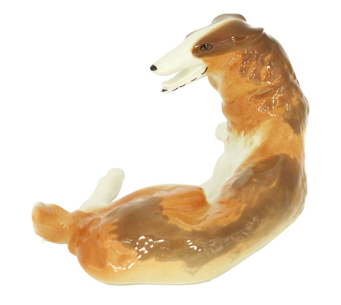 Greyhound Dog Lomonosov Porcelain Collectible Figurine