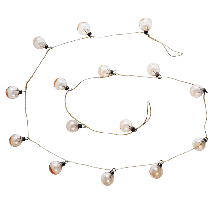 Hand-Blown Glass Ball Garland