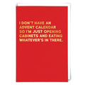 Holiday Advent Greeting Card