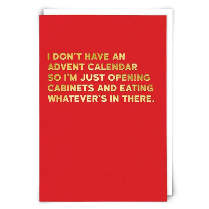Holiday Advent Greeting Card