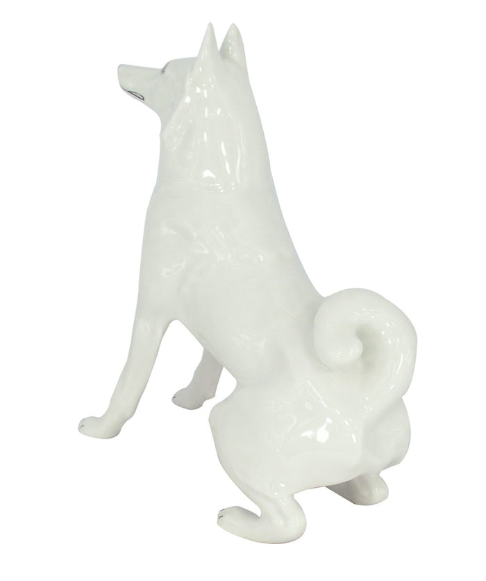 Husky Siberian Dog Lomonosov Porcelain Collectible Figurine